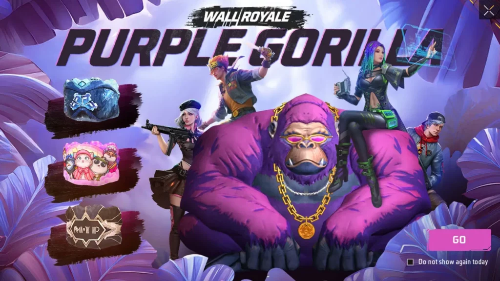 Gloo Wall - Purple Gorilla